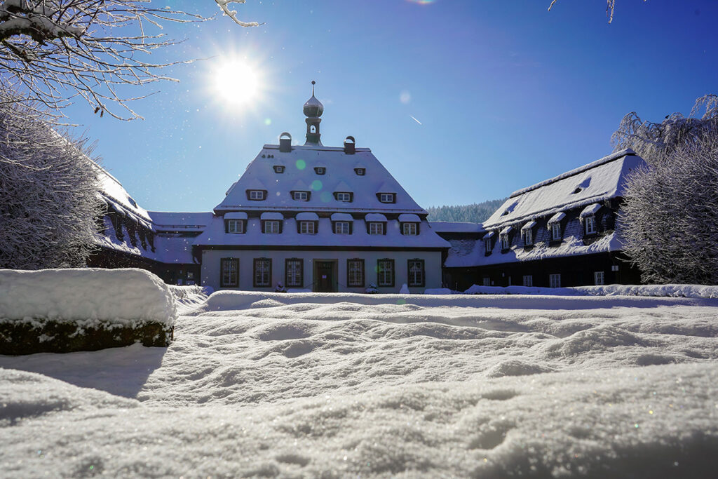 Eine Winterlandschaft wie aus dem Bilderbuch empfing die Besucherinnen und Besucher am Birklehof.
